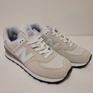 New Balance Women's 574 Core White/Grey NWB